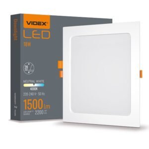 Corp de iluminat tip downlight cu LED VIDEX-DOWNLIGHT-LED-DLBS-184-18W-NW