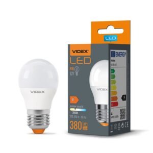 Bec LED VIDEX-E27-G45-4W-WW