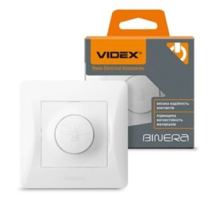 Variator de Intensitate Luminoasă 600W Alb: Dimmer Rotativ VIDEX BINERA Variatorul de intensitate VIDEX BINERA este soluția tehnică ideală pentru reglarea ambianței luminoase în orice locuință modernă. Acest dimmer alb de 600W îți permite să controlezi fluxul luminos cu precizie, transformând o lumină de lucru puternică într-o lumină ambientală caldă și relaxantă, contribuind în același timp la reducerea consumului de energie electrică. Avantajele utilizării sistemului de reglaj VIDEX BINERA: Control precis al luminozității: Suportă o plajă largă de putere (15-600W), fiind perfect pentru gestionarea sarcinilor mari de iluminat dintr-un singur punct de comandă. Design universal și curat: Finisajul alb lucios se integrează nativ în orice decor interior, oferind un aspect unitar alături de restul aparatajului electric din gama BINERA. Siguranță termică ridicată: Carcasa este fabricată dintr-un amestec de policarbonat (PC) și poliamidă, materiale ignifuge capabile să reziste la temperaturi critice fără deformare. Sistem de montare încastrat: Proiectat pentru instalare în doze standard, asigurând o fixare rigidă și o aliniere estetică impecabilă la nivelul peretelui. Mecanism silențios și durabil: Componentele interne sunt testate pentru utilizare intensă, garantând o funcționare lină a butonului rotativ pe parcursul celor 3 ani de garanție. Specificații Tehnice Detaliate (EAN 4820118295091): Model produs: Variator de tensiune (Dimmer) Cod EAN: 4820118295091 Putere minimă/maximă: 15W - 600W Tensiune operare: 250 V (Amperaj 10A) Culoare: Alb imaculat Dimensiuni exterioare: 86 mm x 86 mm Grad de protecție: IP20 (Utilizare la interior) Grosime cablu compatibil: 0,2 - 2,5 mm Materiale: PC, Poliamidă, Contacte aliaj Perioadă Garanție: 3 ani Aplicații și Recomandări de Instalare: Acest variator de 600W este recomandat pentru livinguri, dormitoare sau săli de mese unde controlul atmosferei este prioritar. Spre deosebire de un întrerupător clasic, dimmerul rotativ VIDEX oferă o tranziție fluidă, fără trepte bruște, protejând astfel și durata de viață a filamentelor sau circuitelor corpurilor de iluminat compatibile. Datorită tehnologiei de construcție din seria BINERA, acest dimmer încastrat este ușor de întreținut și rezistent la îngălbenire. Este o alegere strategică pentru cei care doresc un raport optim între preț, estetică și fiabilitate tehnică, asigurând un confort vizual superior în orice moment al zilei.