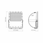 Proiector LED Solar Videx VL-FSO5-3005 3740LM 5000K - imagine 8