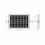 Proiector LED Solar Videx VL-FSO5-3005 3740LM 5000K - imagine 9