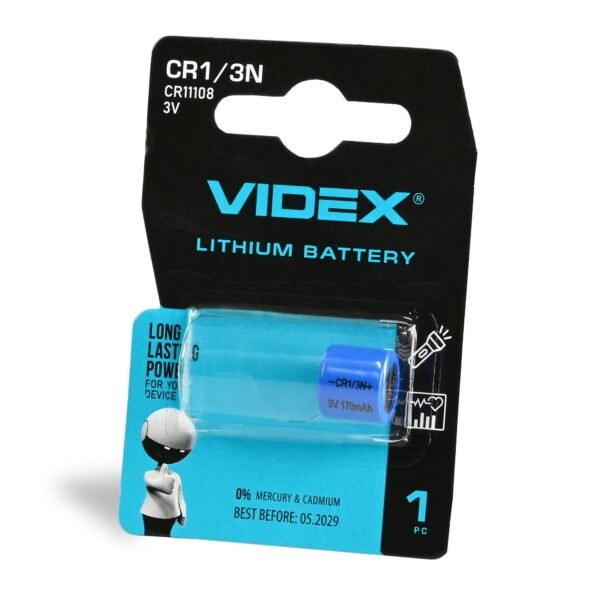 Baterie de litiu videx CR1/3N 1pc Blister Blister - imagine 1