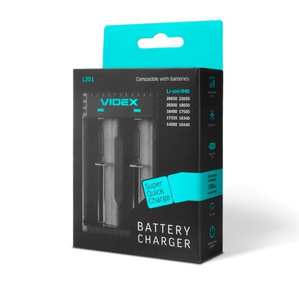 Încărcător universal pentru baterii Videx VCH-L201 - imagine 7