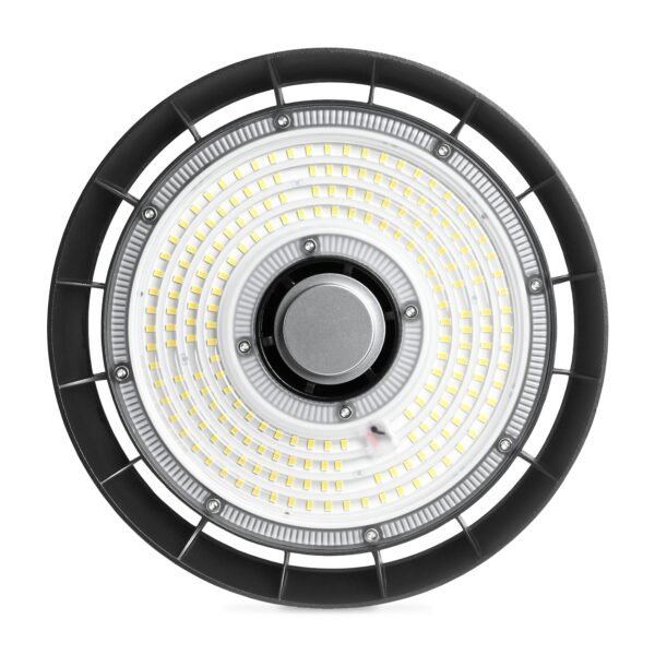 LED High Bay Light Videx HB01 100W 5000K 18000lm 220V Negru - imagine 2