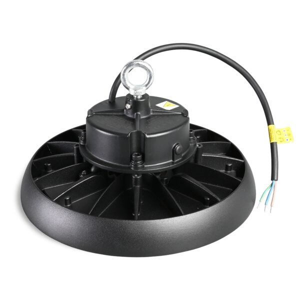 LED High Bay Light Videx HB01 100W 5000K 18000lm 220V Negru - imagine 5