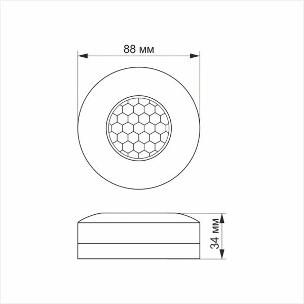 Senzor de mișcare PIR și senzor de lumină videx VL-SPC12W 1200W - imagine 4