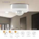 Senzor de mișcare PIR și senzor de lumină videx VL-SPC24W 1200W - imagine 4