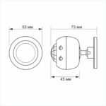 Senzor de mișcare PIR și senzor de lumină videx VL-SPS27W 1200W - imagine 4
