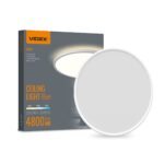 LED de tavan Light Videx DL5R-44CW alb 4800lm 3000k/4000k/5000k