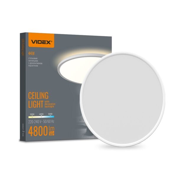 LED de tavan Light Videx DL5R-44CW alb 4800lm 3000k/4000k/5000k - imagine 1
