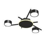 Corp de iluminat de tavan cu spot VIDEX pentru 3 lămpi GX53 - imagine 2