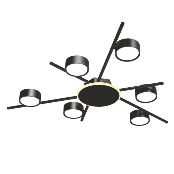 Corp de iluminat de tavan tip spot VIDEX pentru 6 lămpi GX53 - imagine 2