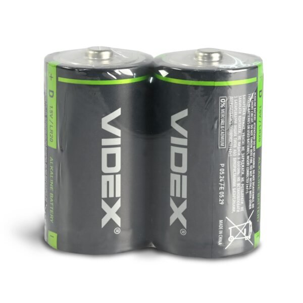 Baterie alcalină VIREX LR20/D 2PC -uri se micșorează - imagine 2