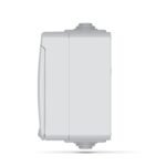 Priză Schuko unică externă IP65 gri VIDEX BINERA - imagine 3