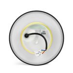 VIDEX WL03-12CB – Plafoniera LED 12W, IP65, 3CCT (3000K/4000K/6500K), 1200 lm, negru - imagine 6