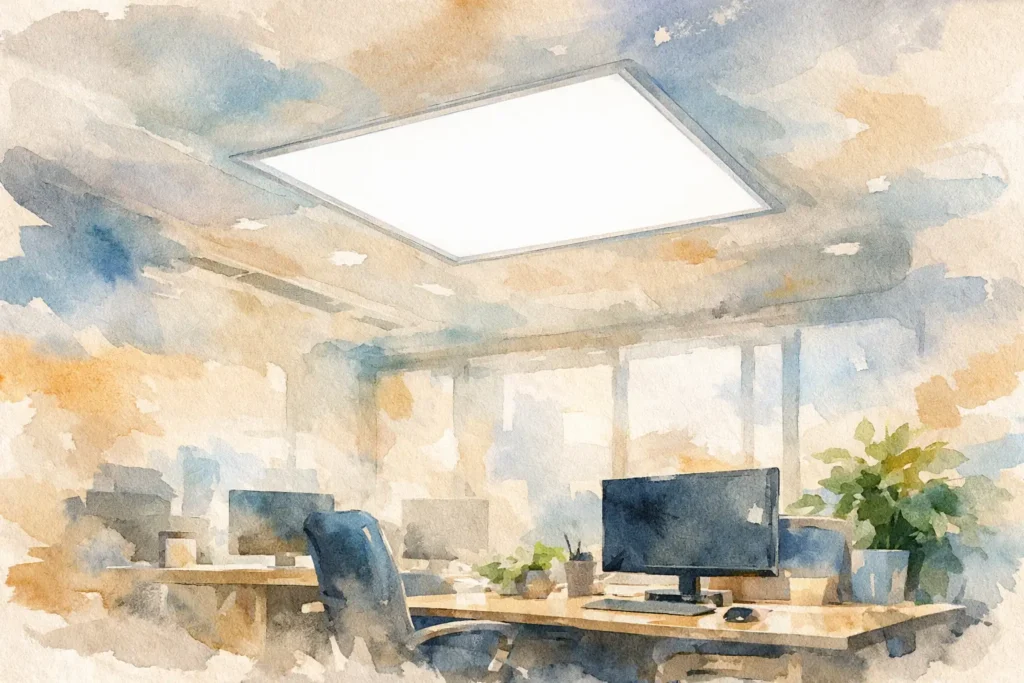 Cum alegi un panou LED tavan birou