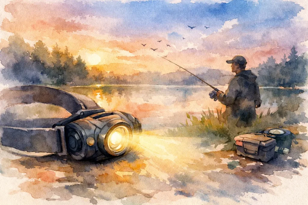 Lampa frontală pentru pescuit: cum o alegi