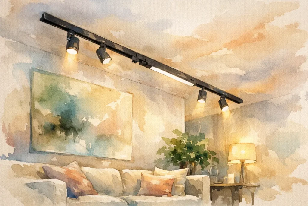 Sina magnetica iluminat living: cum alegi corect