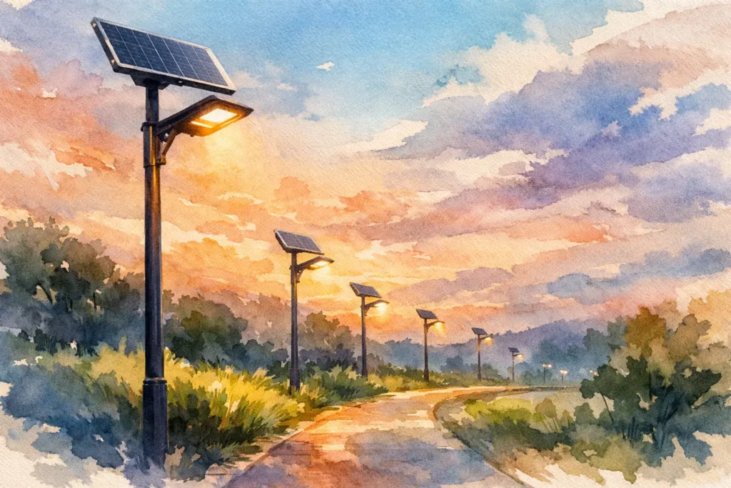 Lampa solara stradala - cum o alegi corect