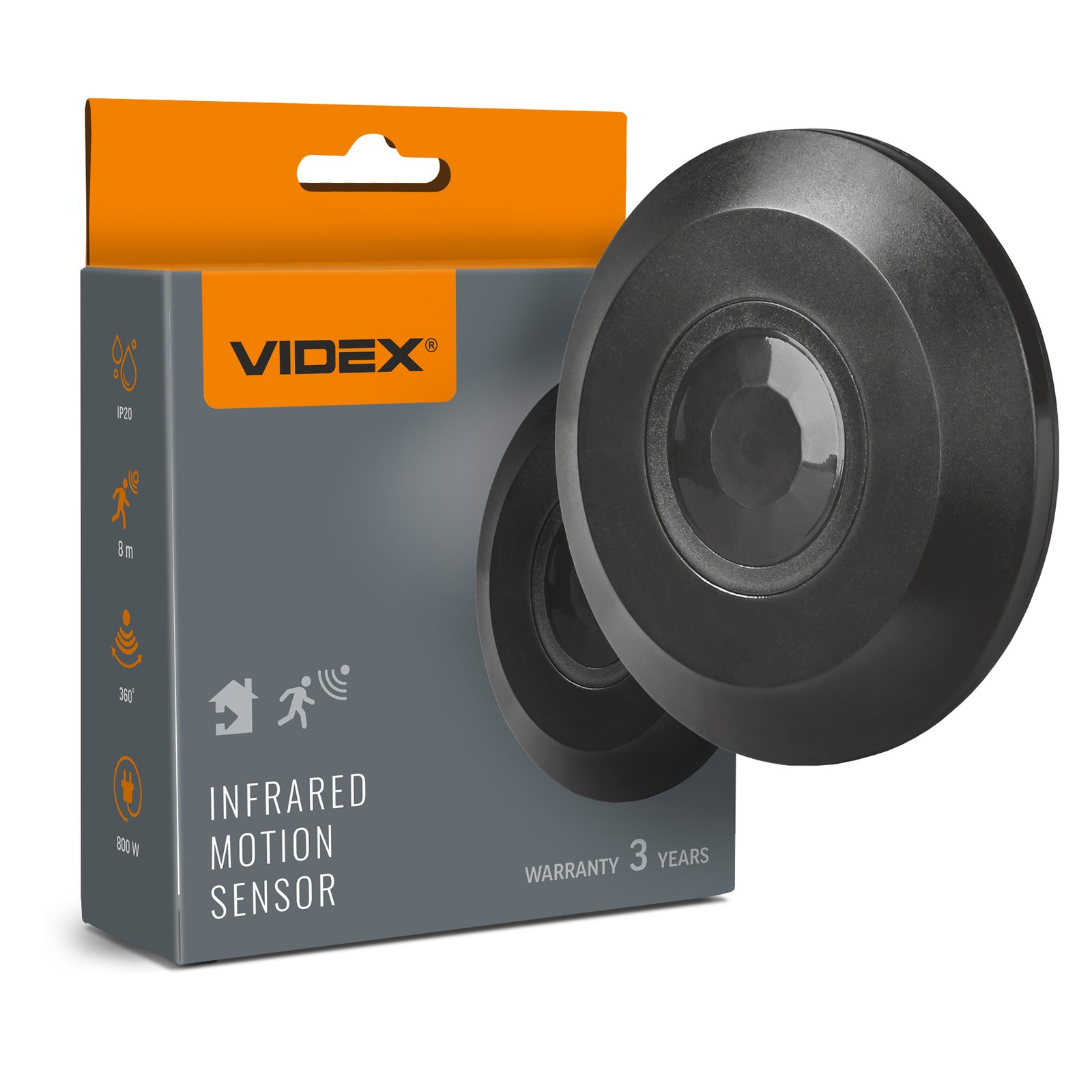 vl-spc05b-00.4096x4096.jpg Senzor PIR de mișcare și lumină VIDEX VL-SPC05B 800W Negru - imagine 1