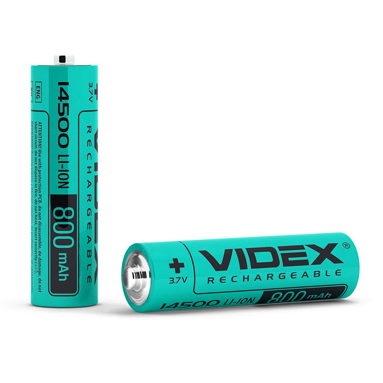 Baterie VIDEX Li-Ion 14500 800mAh 3.7V Fără Protecție
