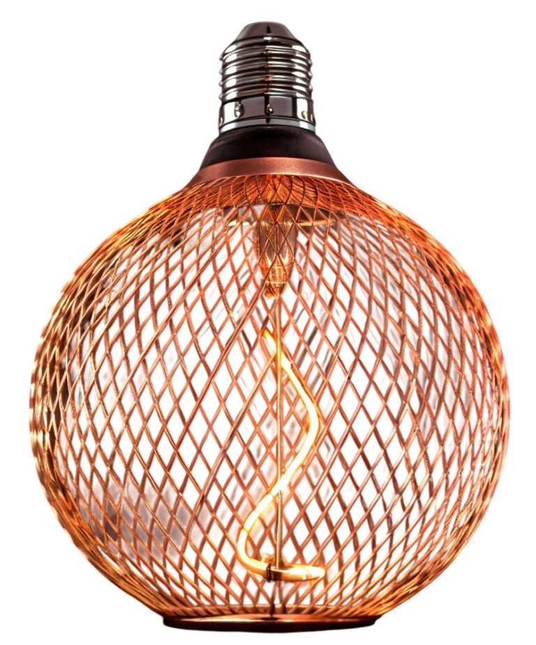 Bec LED E27 2,5 W CUPRU – STICLĂ AURIE