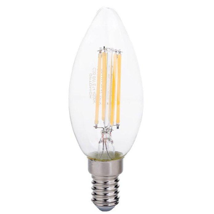 Lumânare LED C35 E14 6 W cu filament