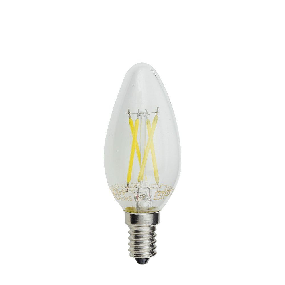 Bec LED cu filament tip lumânare C35 E14 Bec LED cu filament tip lumânare C35 E14