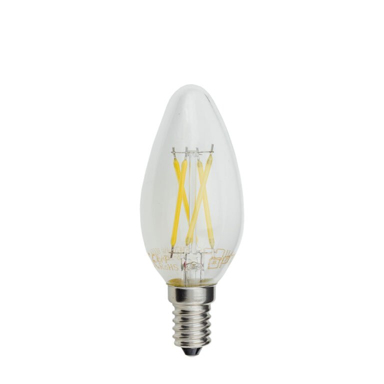 Bec LED cu filament tip lumânare C35 E14