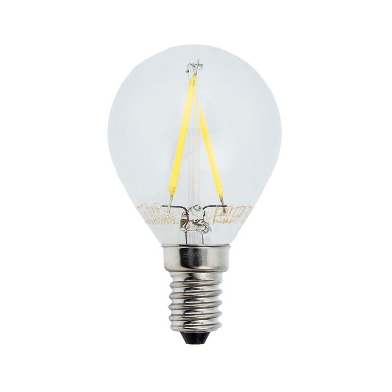 Bec cu filament LED G45 E14