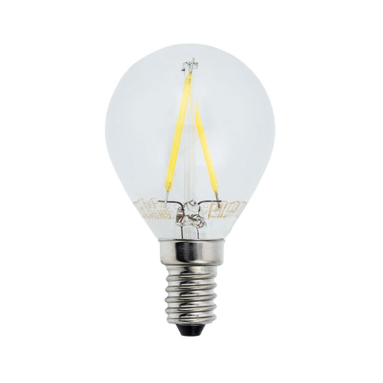 Bec cu filament LED G45 E14