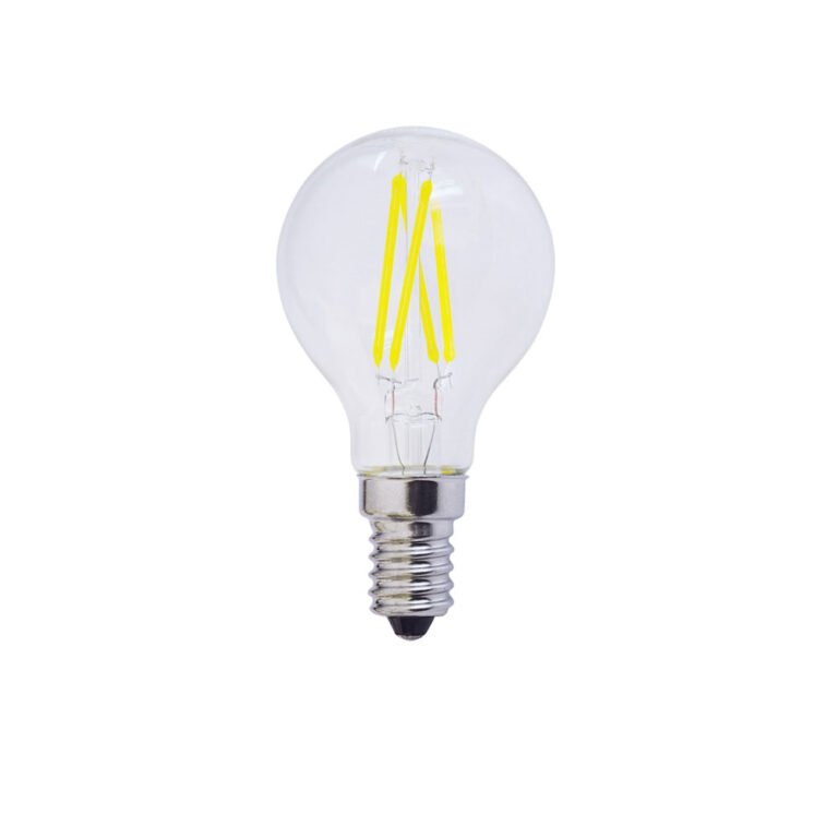 Bec cu filament LED G45 E14