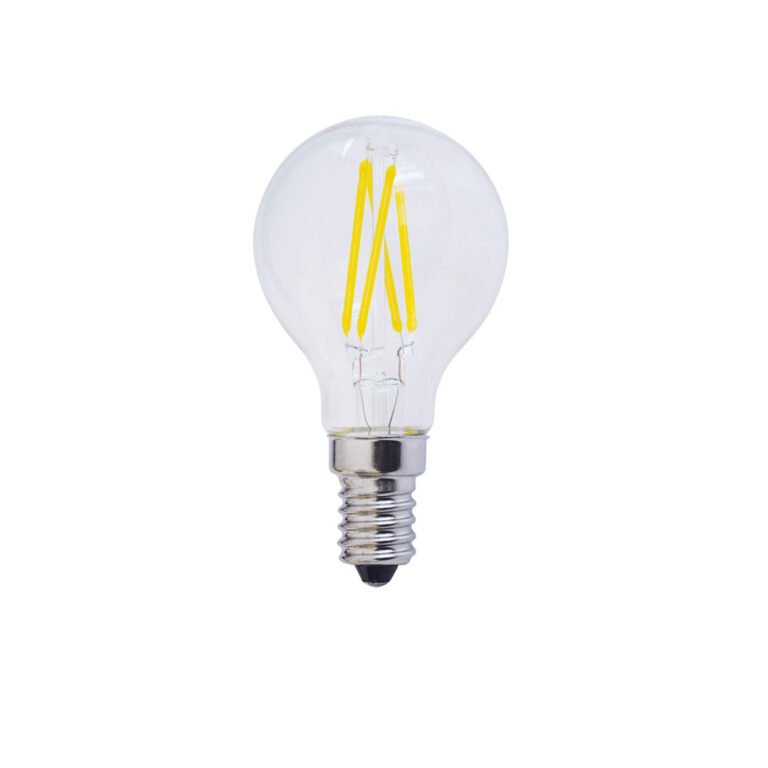 Bec cu filament LED G45 E14