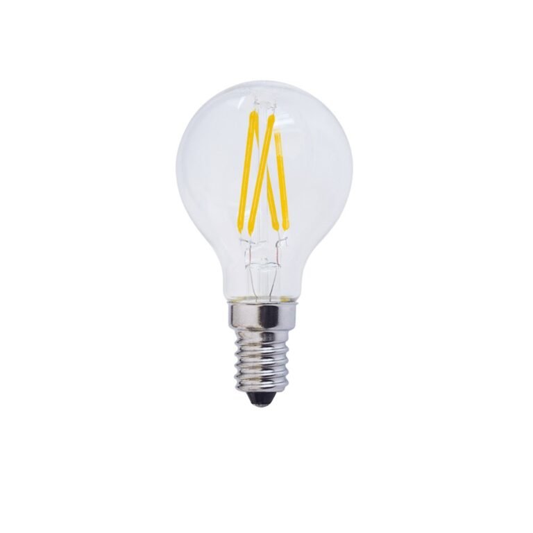 Bec cu filament LED G45 E14