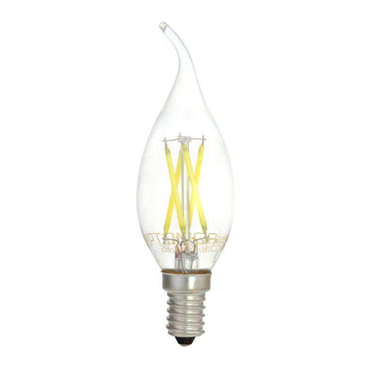 Bec LED cu filament tip lumânare C35T E14