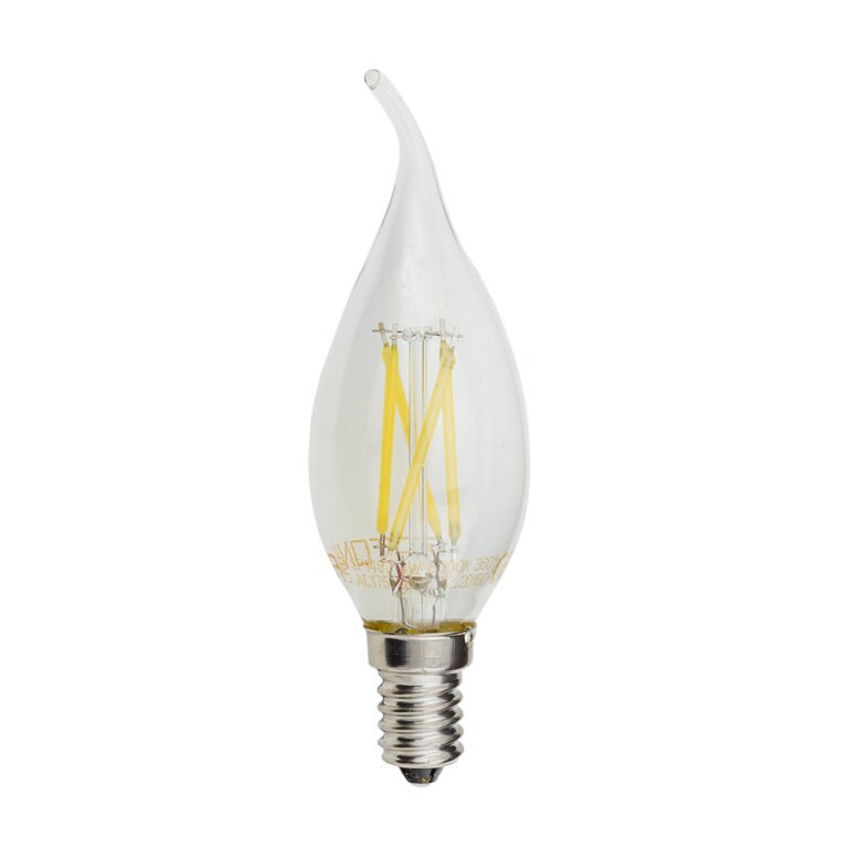 Bec LED cu filament tip lumânare C35T E14