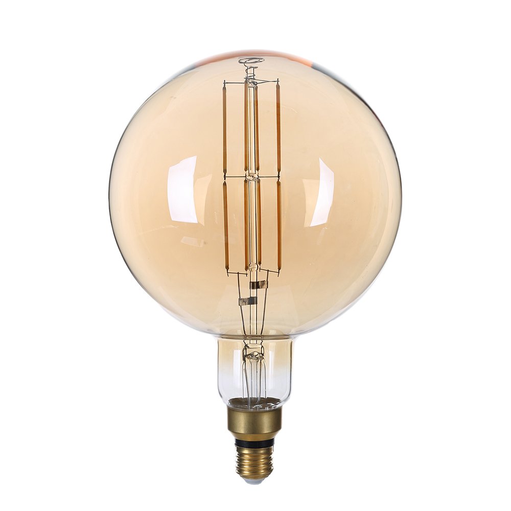 Bec LED E27 G200 cu sticlă aurie, cu intensitate reglabilă Bec LED E27 G200 cu sticlă aurie, cu intensitate reglabilă