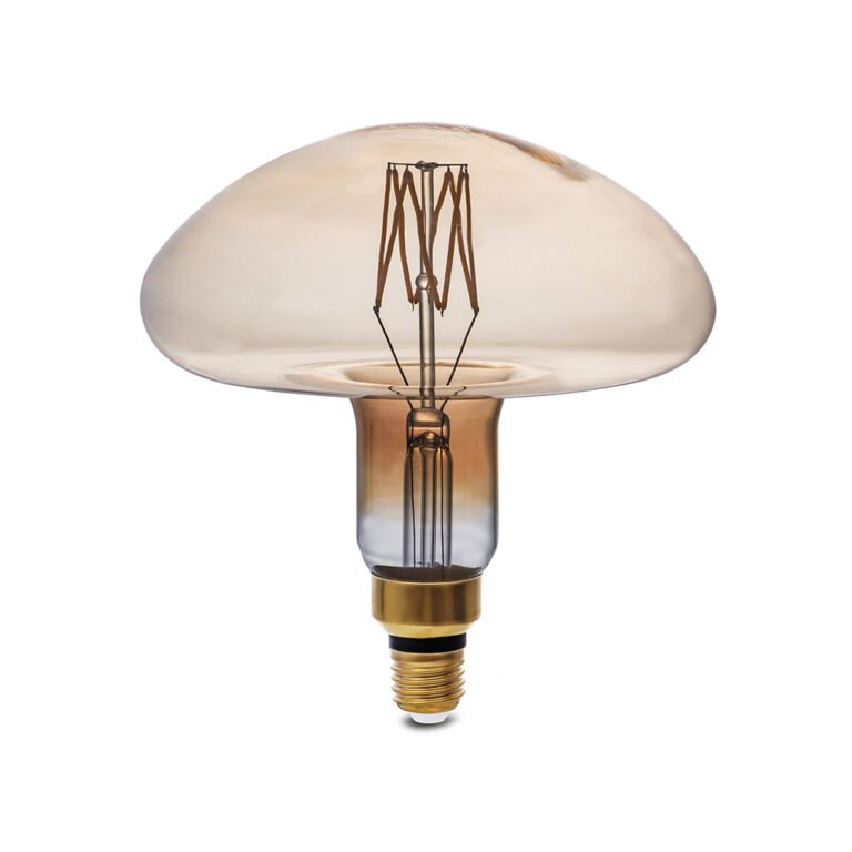 Bec LED E27 MS200 cu sticlă aurie, cu intensitate reglabilă