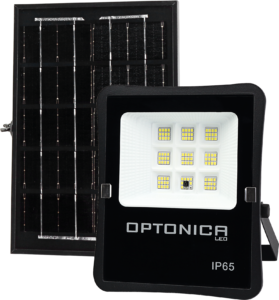 Proiector LED SMD cu panou solar 6 V/20 W