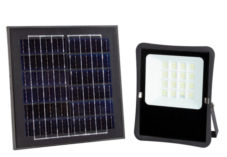Proiector LED SMD cu panou solar 6 V/20 W