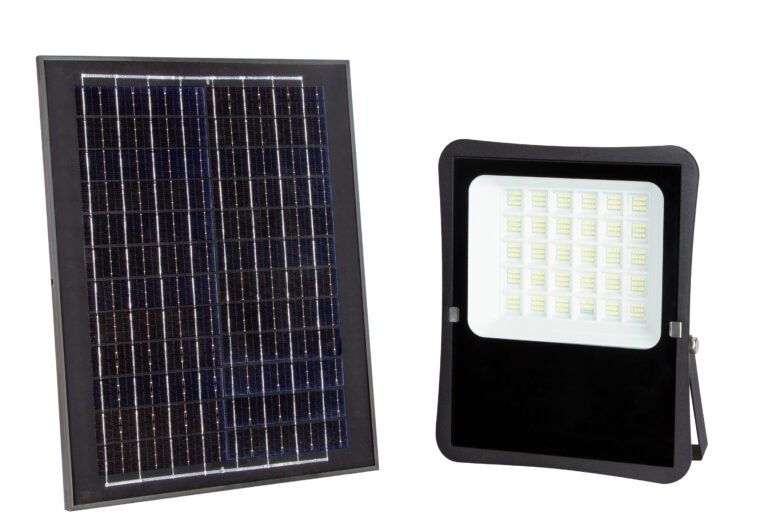 Proiector LED SMD cu panou solar 6 V/25 W