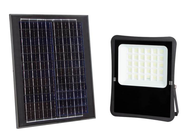Proiector LED SMD cu panou solar 6 V/25 W