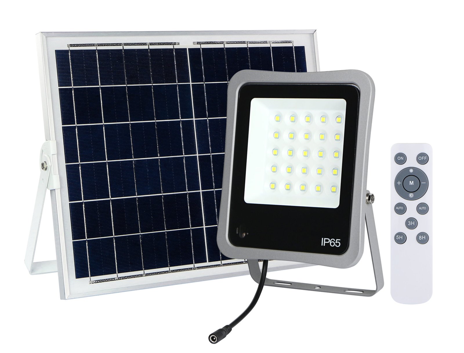 Proiector LED cu energie solară + telecomandă Proiector LED cu energie solară + telecomandă