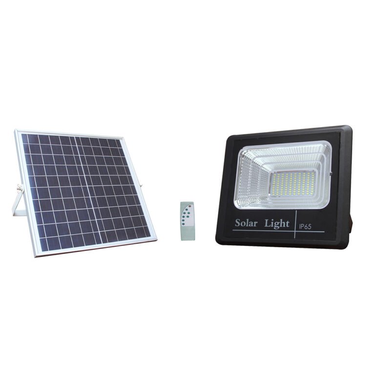 Proiector LED alimentat cu energie solară + panou solar