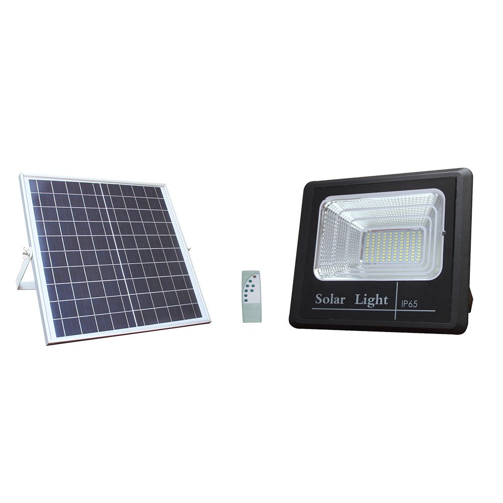 Proiector LED alimentat cu energie solară + panou solar Proiector LED alimentat cu energie solară + panou solar