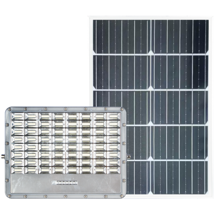 Proiector LED SMD cu panou solar 6 V/30 W