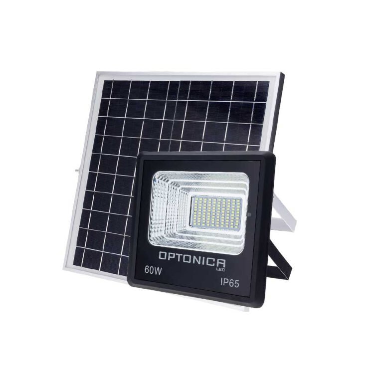 Proiector LED alimentat cu energie solară + panou solar