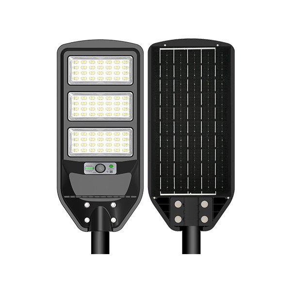 Lampă stradală solară cu LED IP65 + telecomandă