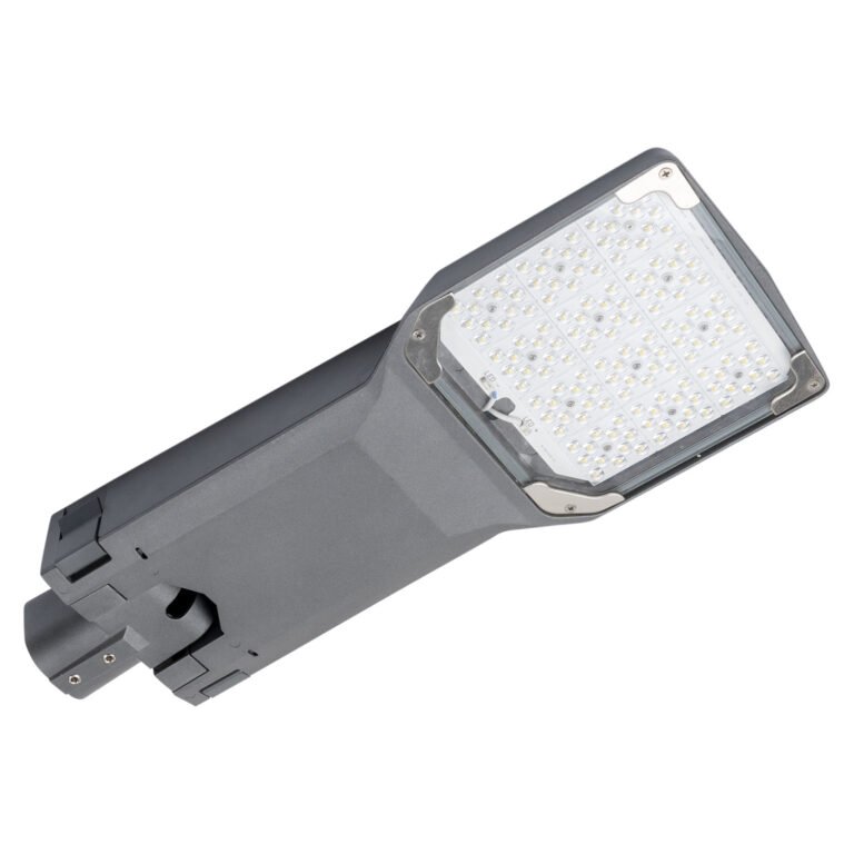 Lampă stradală cu LED, driver Moso, LED BRIDGELUX, reglabilă în intensitate 0-10 V