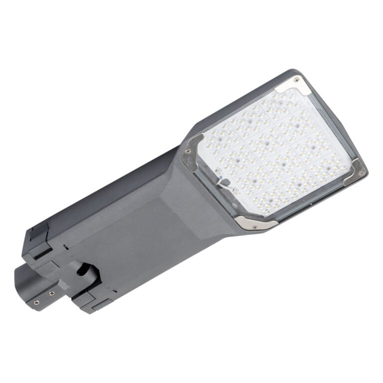 Lampă stradală cu LED, driver Moso, LED BRIDGELUX, reglabilă în intensitate 0-10 V